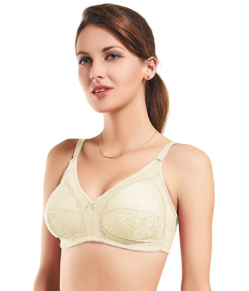     			Amante Polyamide Everyday Bra - White Single