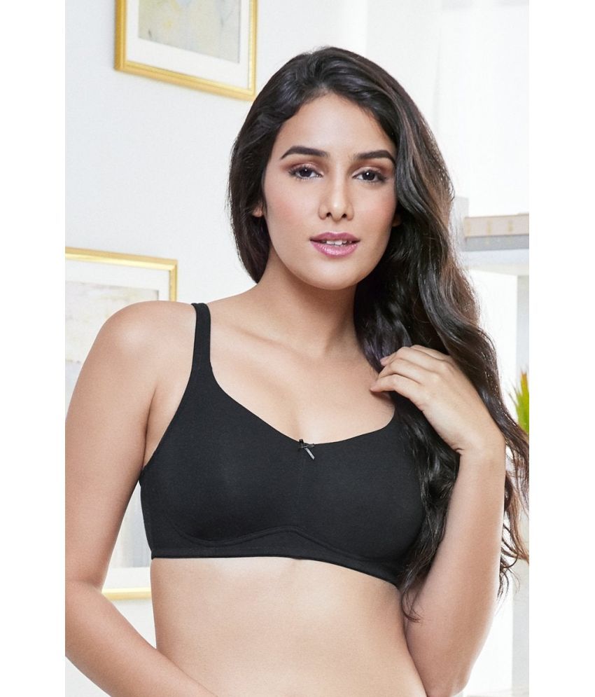     			Everyde by Amante Cotton Seamless Bra - Black Single