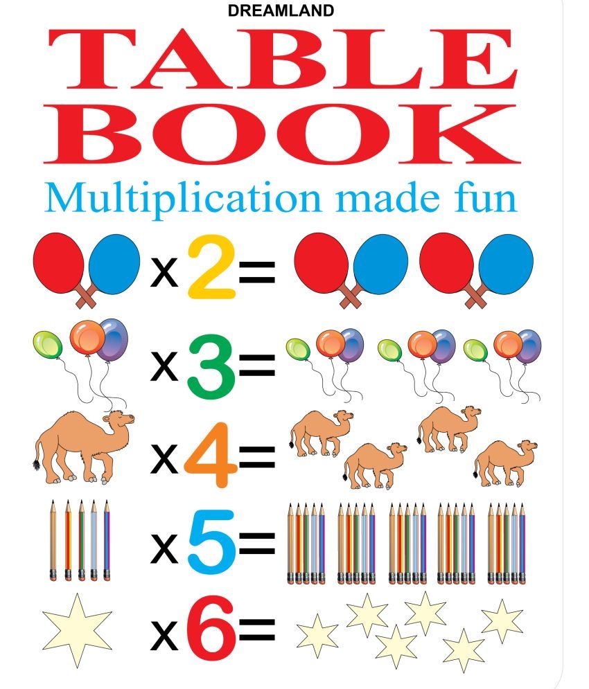     			Table Book - Early Learning Book