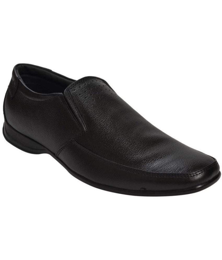     			Ajanta - Black Men's Slip On Formal Shoes