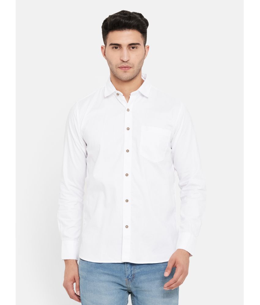     			Duke 100 Percent Cotton White Shirt