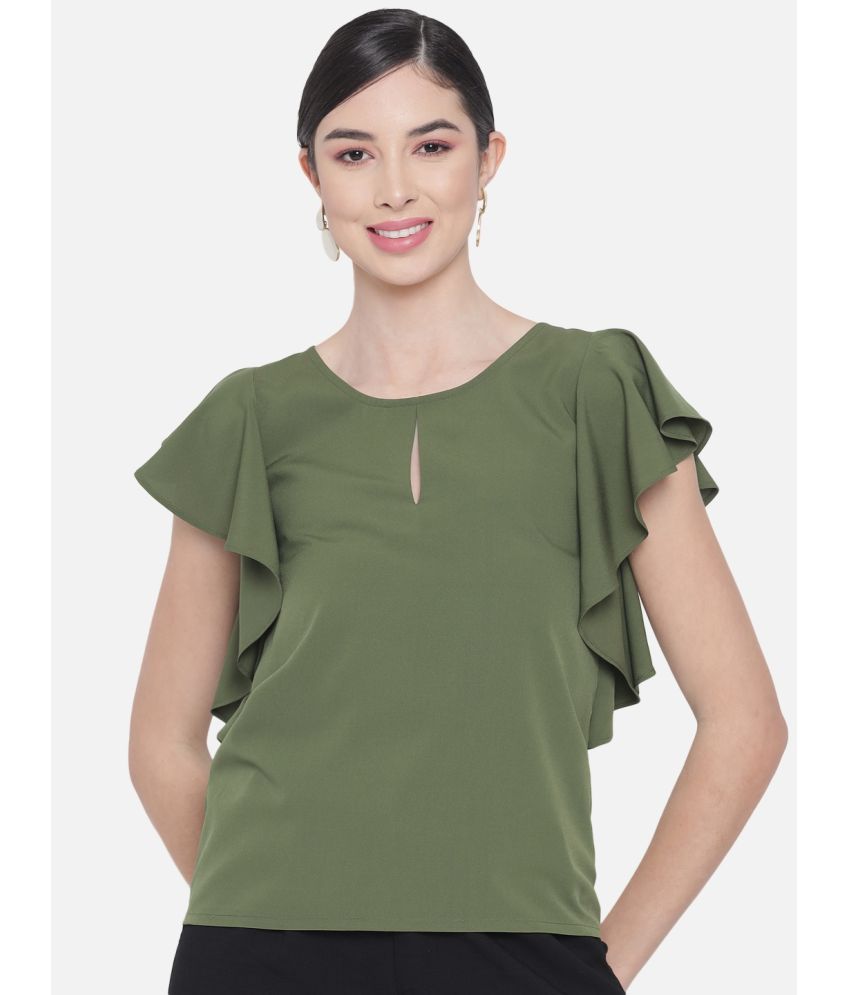     			ALL WAYS YOU - Green Polyester Women's Regular Top ( Pack of 1 )