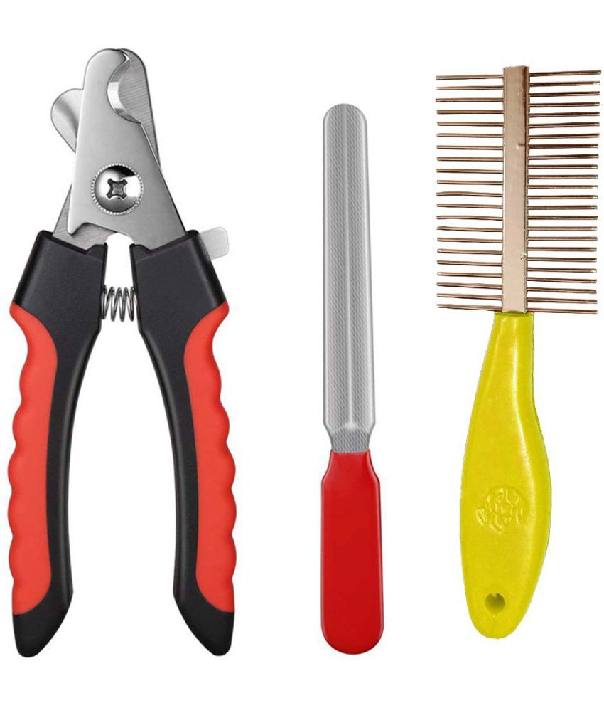 Petshop7 nail cutter and comb combo