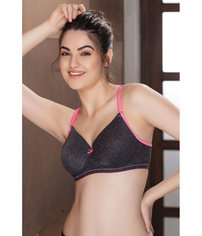     			Clovia Polyamide Women's T-Shirt Bra ( Grey )