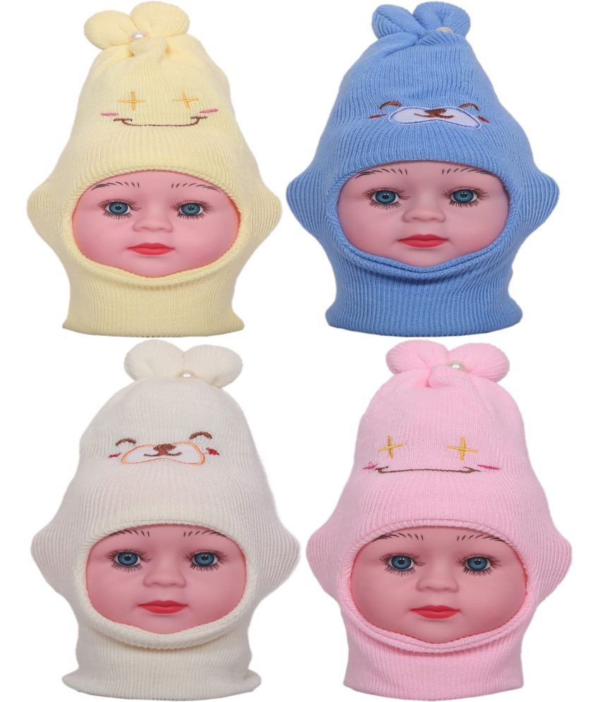 Winter Soft Woolen Monkey Cap Pack 