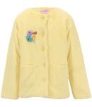 Cutecumber Girls Polyester Denim Jackets For ( Pack of 1 , Yellow )