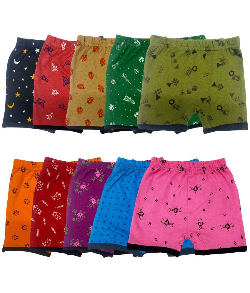     			DIAZ Bloomers | Underwear for Kids/Boys/Girls | Baby Pants | Baby Boys' & Baby Girls' Cotton Bloomers | Unisex-Child's Cotton Bloomers | Cotton Bloomers (Pack of 10)