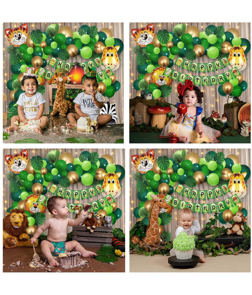 Party Propz Jungle Theme Party Decoration - 57Pcs For Boys Girls With Fairy  Lights - Jungle Theme Birthday Party Decorations, Animal Theme Birthday  Party Decorations, Animal Balloons, Birthday Theme,Theme Decoration - Buy