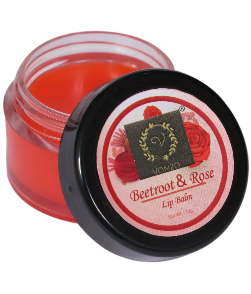     			VONZO Beetroot and rose Lip Balm Apple Red 10