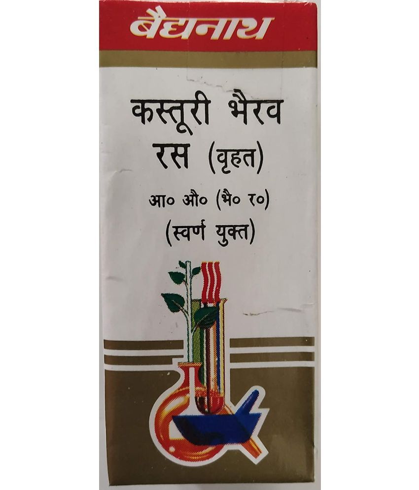     			Baidyanath Kasturi Bhairav Ras Tablet 10 no.s Pack Of 1