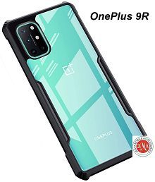 JMA Black Shock Proof Case For OnePlus 9R - Slim Hybrid TPU Bumper Case