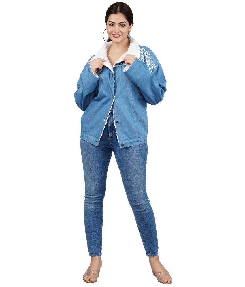 Hi-Fashion Denim Blue Jackets Single