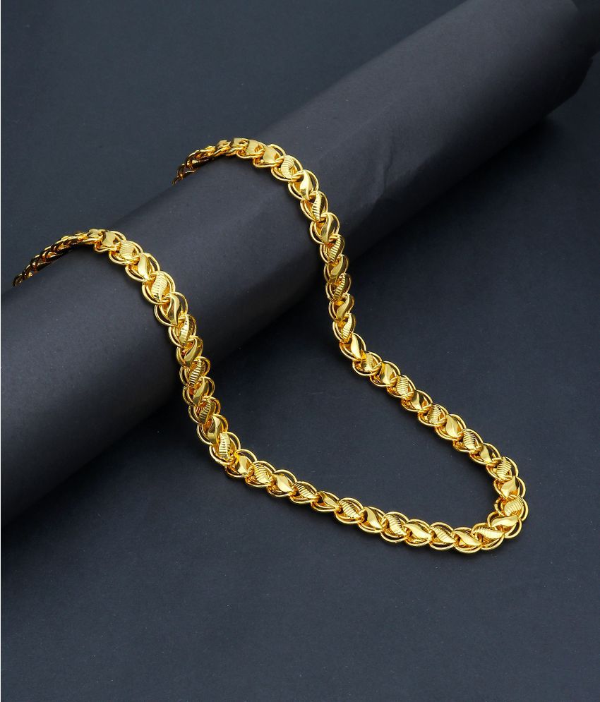     			Sukkhi Elegant Gold Plated Link Chain for Men