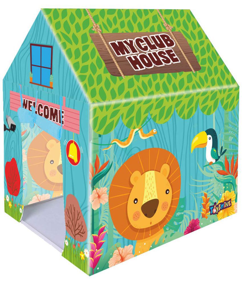 Toyshine Club House Tent House Play Tent for Kids, Pretend Playhouse - Made in India