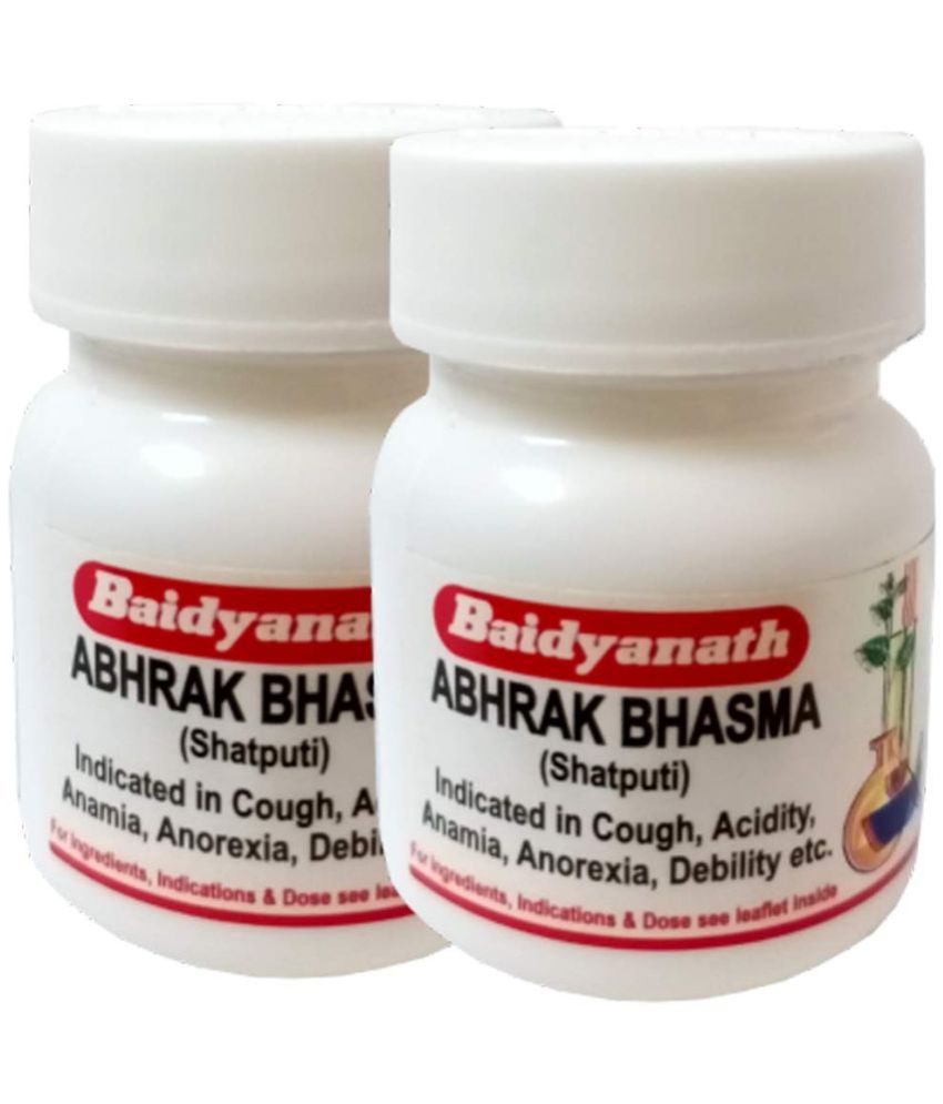 Baidyanath Abhrak Bhasma (Shatputi) Powder 1 gm Pack Of 2
