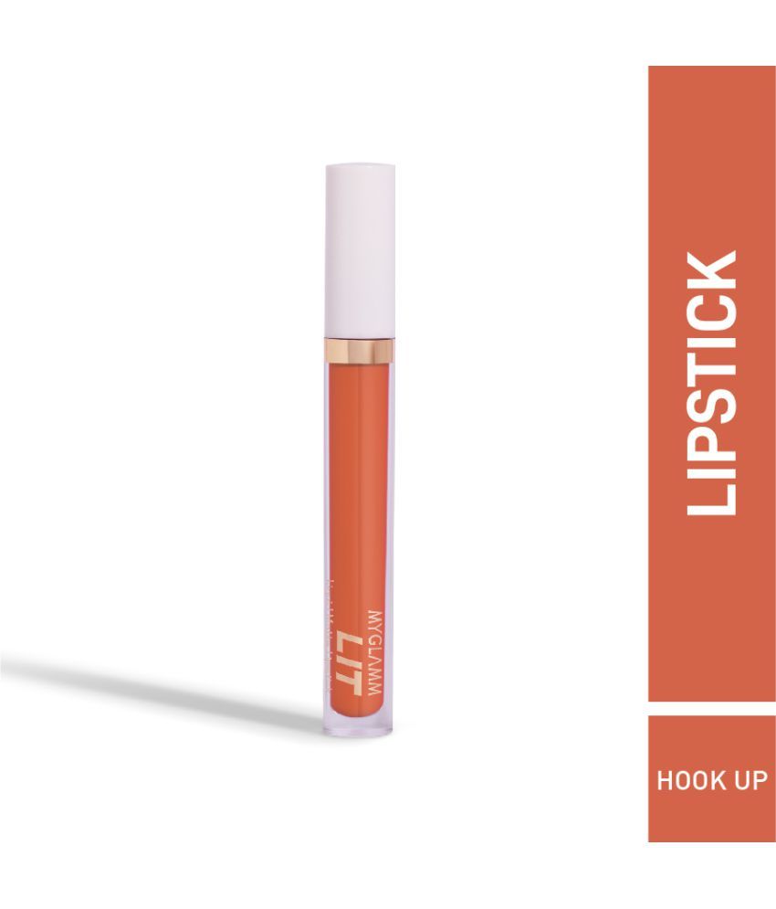     			MyGlamm LIT Liquid Matte Lipstick-Hook Up-3ml