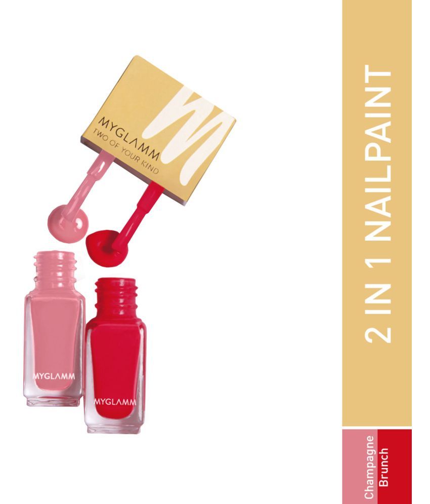     			MyGlamm 2IN1 Nail Paint-Champagne Brunch-10ml