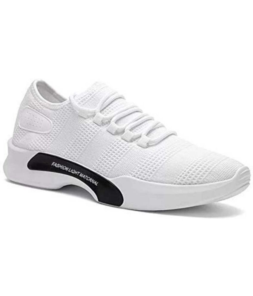World Wear Footwear White Casual Shoes