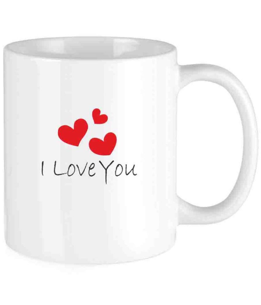     			vraj i love you Ceramic Coffee Mug 1 Pcs 350 mL