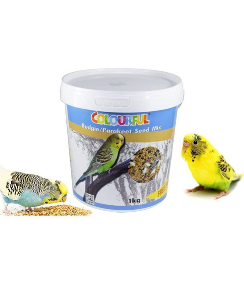 COLOURFUL - Budgie Seed Mix 1000g + Free 200g