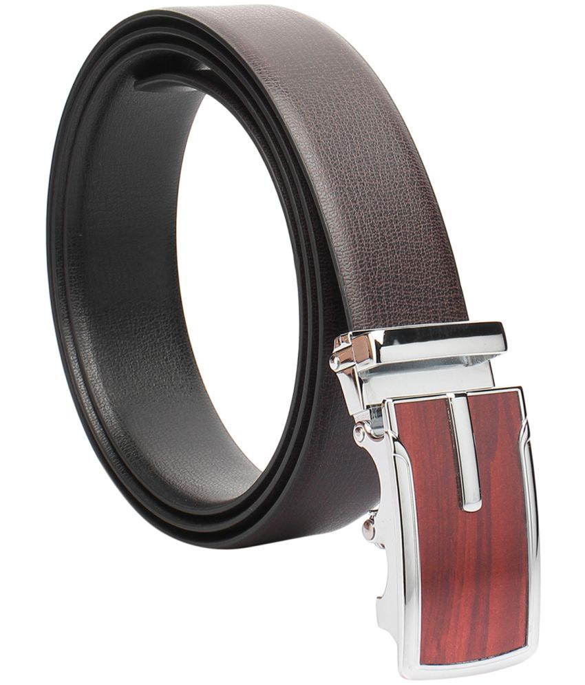     			Loopa Brown PU Formal Belt Pack of 1