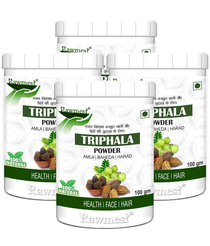     			rawmest 100% Organic Triphala Powder 400 gm Pack of 4