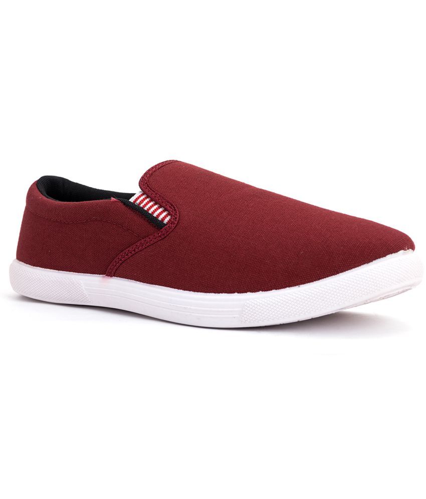     			KHADIM Lifestyle Red Casual Shoes