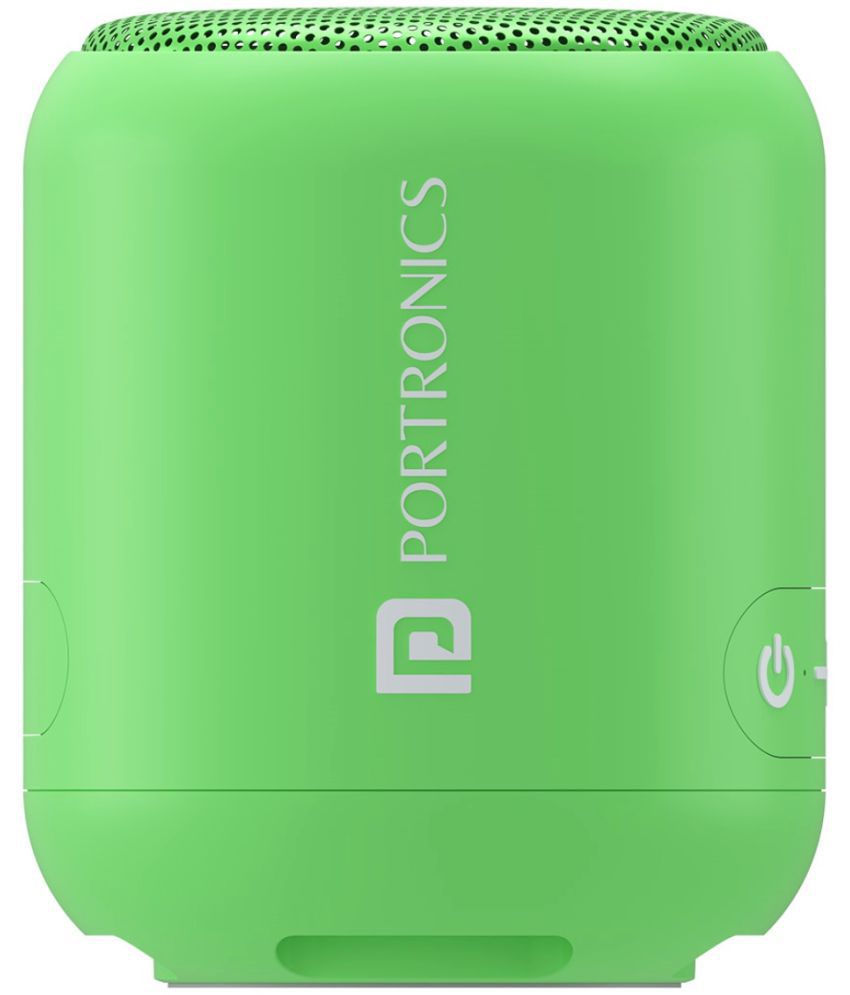     			Portronics Sound Drum 1:10W TWS Portable Bluetooth Speaker ,Green (POR 1399)
