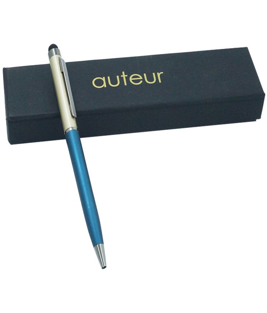     			auteur Hera Blue Color , Twist Mechanism , Metal Body Blue Ink Refill With Stylus For Capacitive Touch Screen Ball Pen .