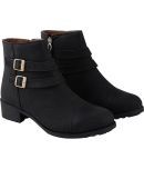 Shoetopia Black Knee Length Casual Boots