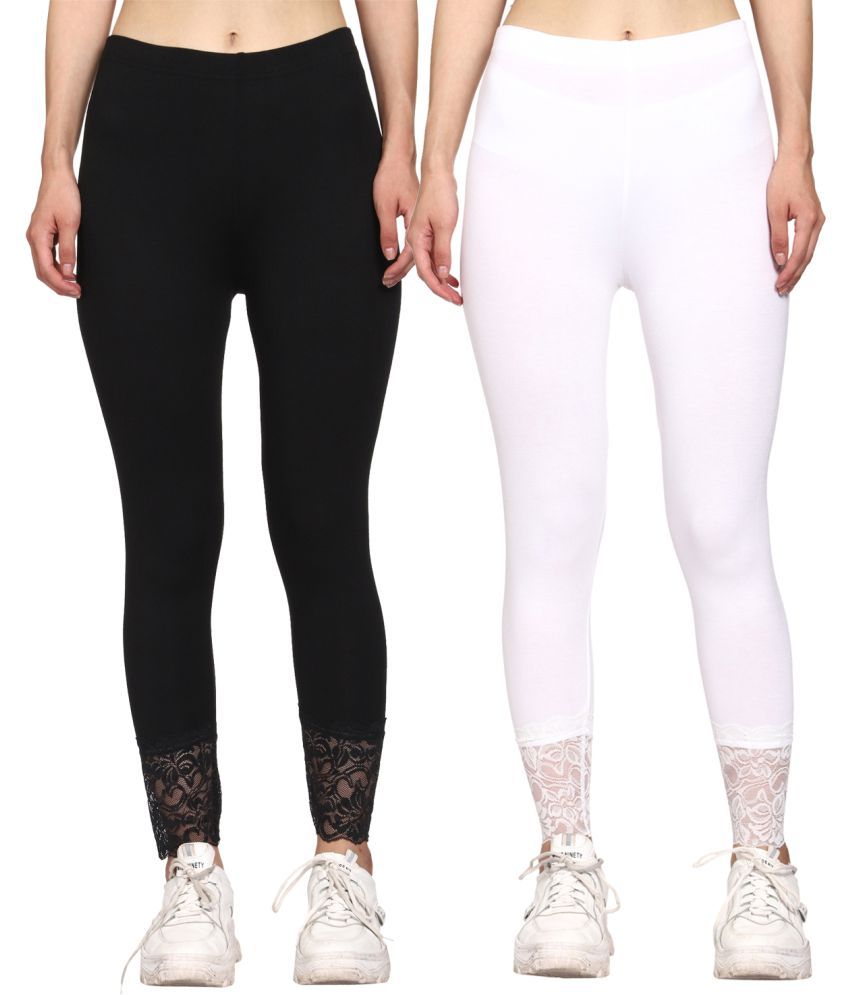     			Outflits Viscose Leggings - Pack of 2