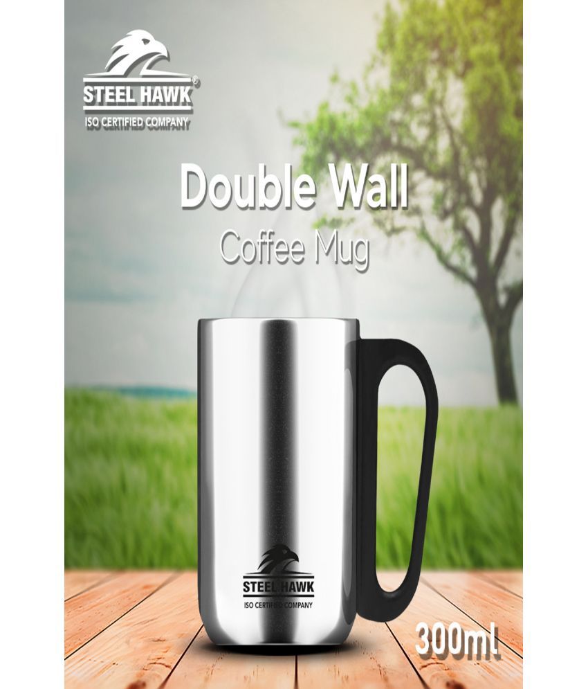 Steel Hawk SteelHawk Coffee Mug Steel Coffee Mug 1 Pcs 300 mL