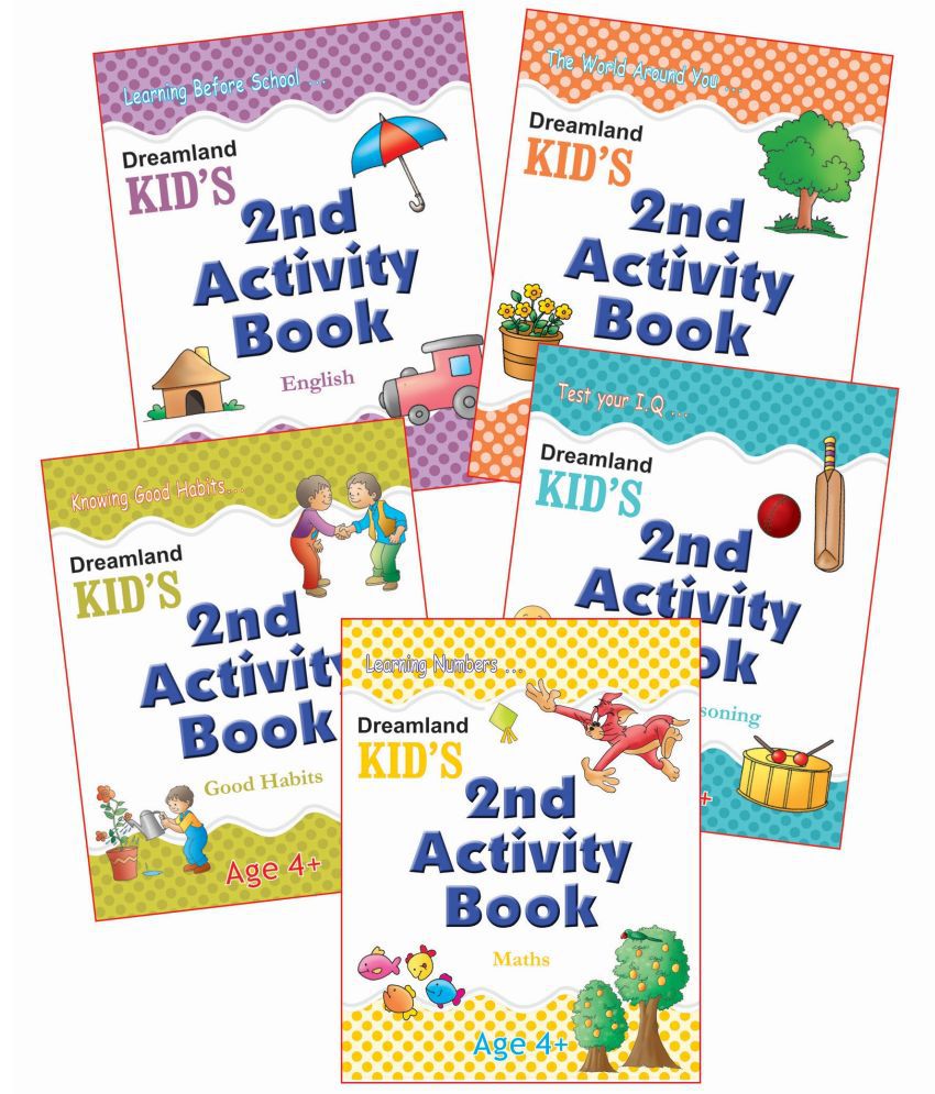     			Kid's 2nd Activity Age 4+ - Pack (5 Titles) - Interactive & Activity