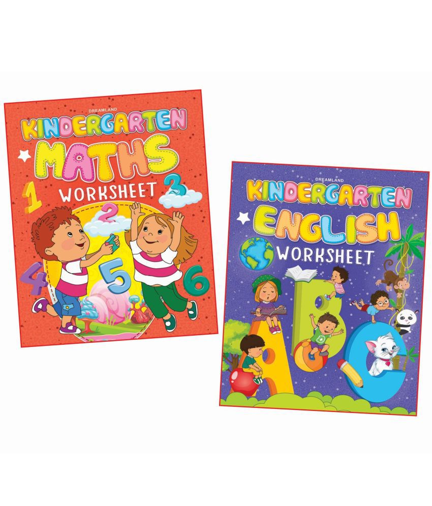     			Kindergarten Worksheets  (A Set of 2 Books) - Early Learning