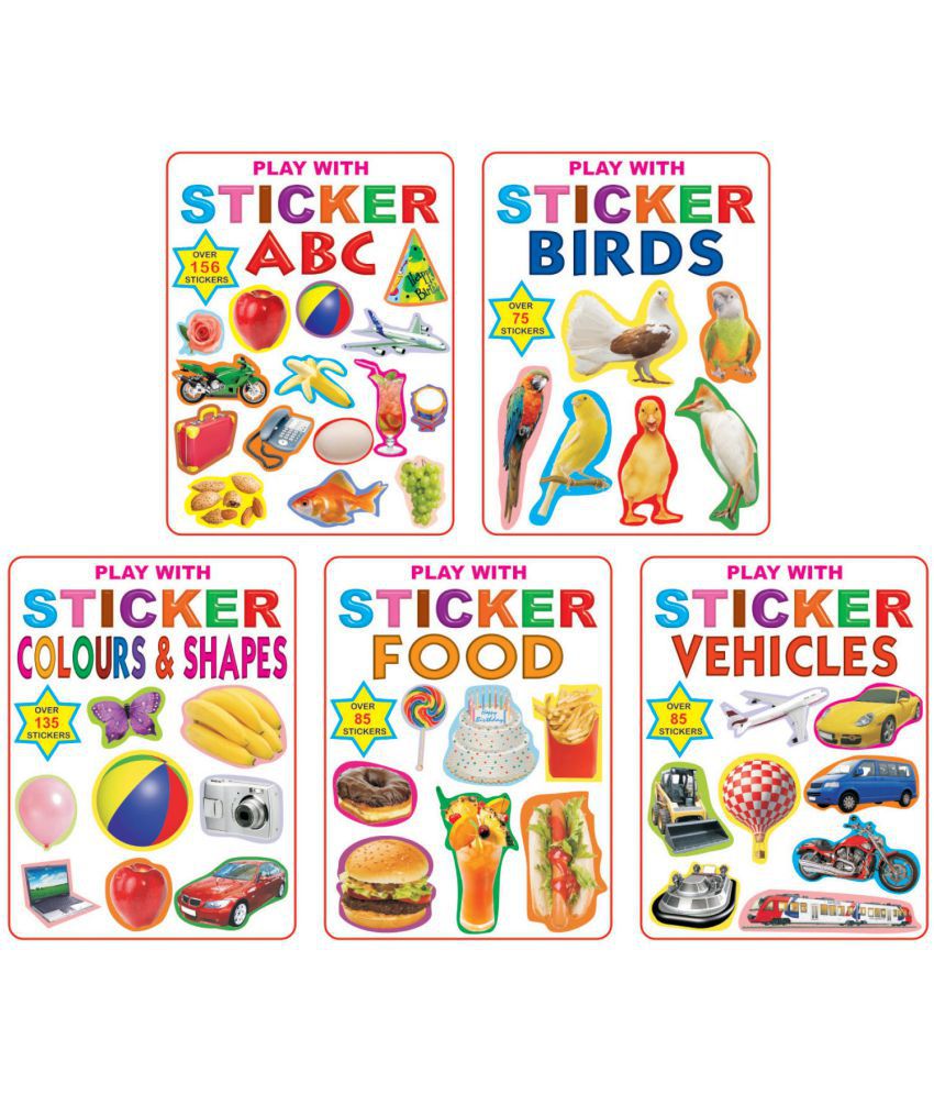     			Play With Sticker - Pack (5 Titles) - Early Learning