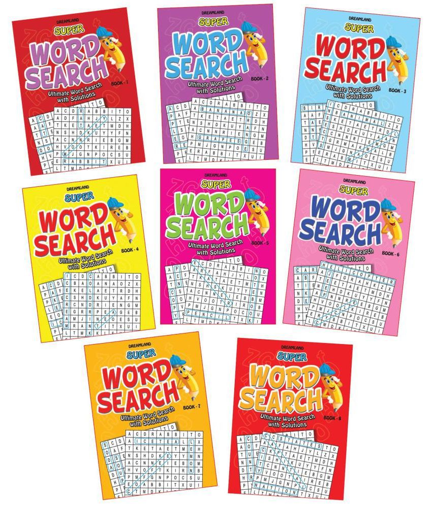     			Super Word Search - 1-8 (8 titles) Pack - Interactive & Activity
