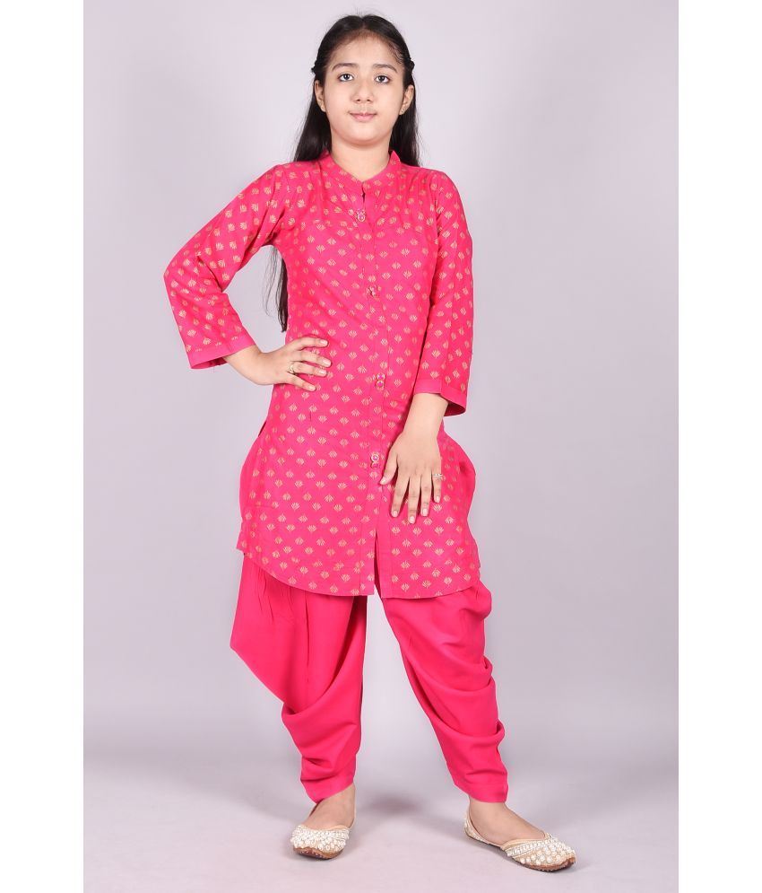 Girls kurta with plazo set - Buy Girls kurta with plazo set Online at ...