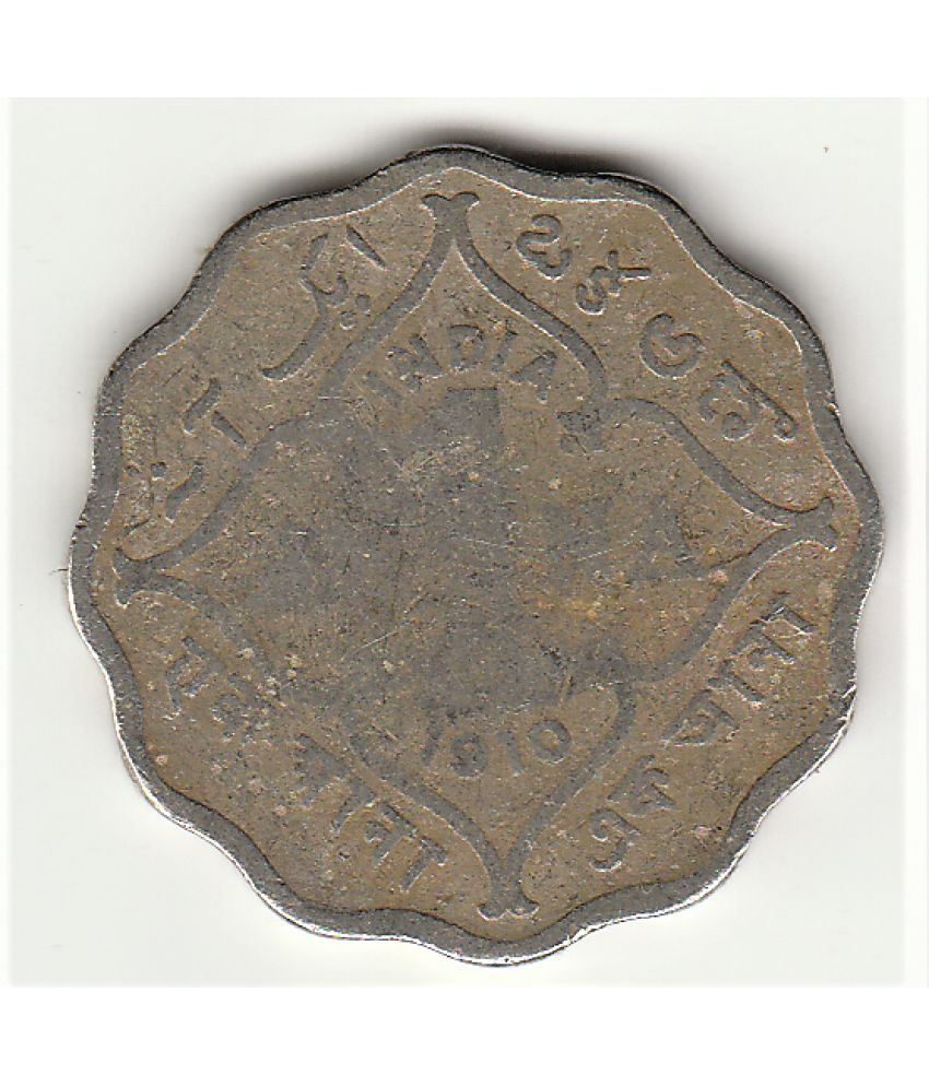     			British India one Anna - Edward VII Very Rare in basic condition coin | Copper-nickel |3.9 g ( 1906-1910 AD) KM# 504