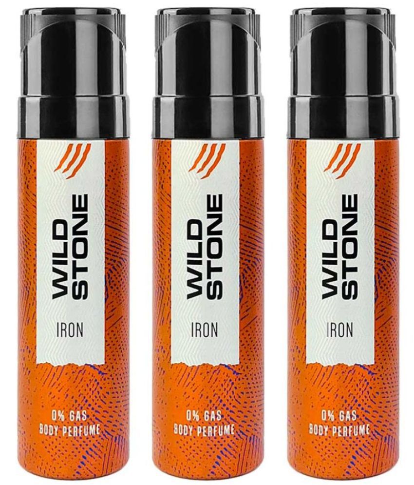     			Wild Stone Iron Pack of 3 Perfume Body Spray - For Men (360 ml, Pack of 3)
