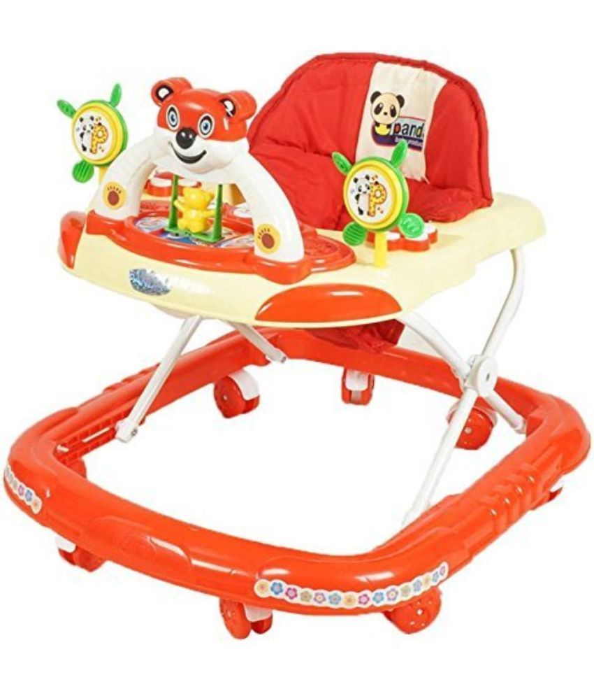 Panda 007 Smart Musical Round Toddler Baby Walker With Comfy 3-in-1 