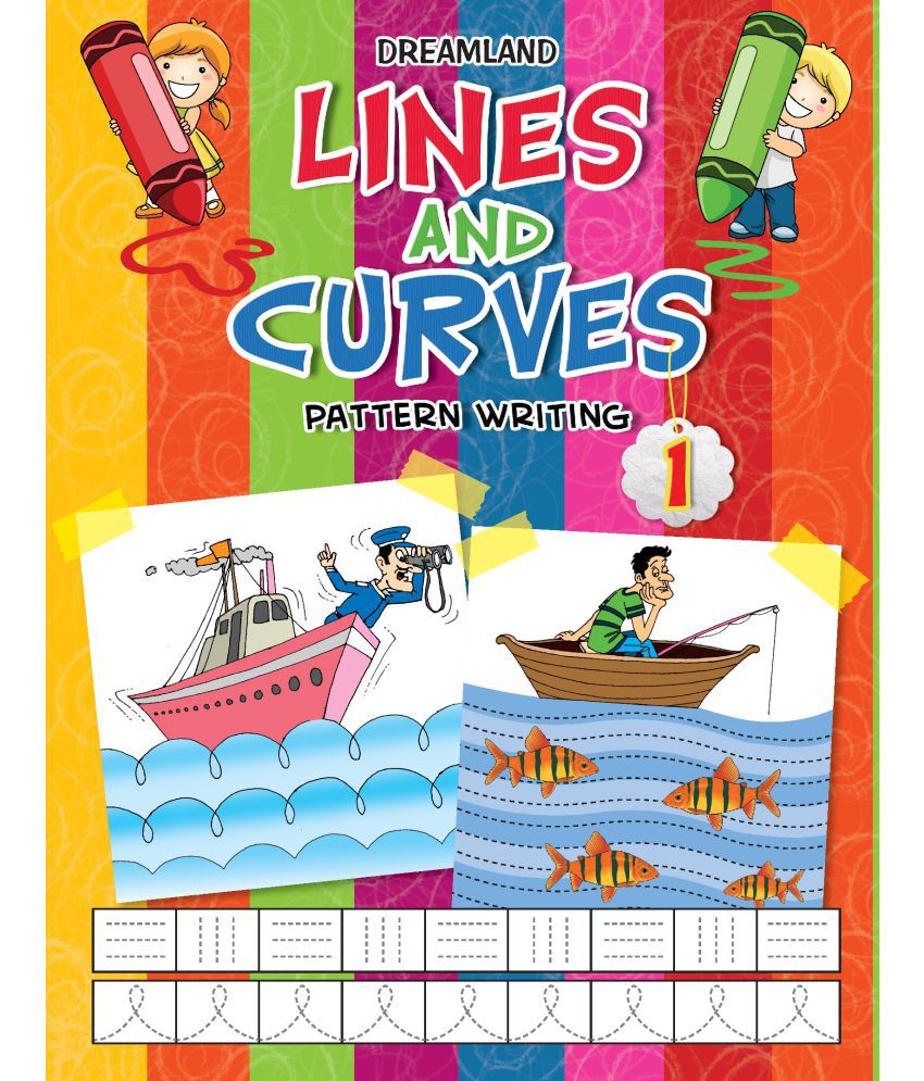     			Lines and Curves (Pattern Writing) Part 1 - Early Learning Book