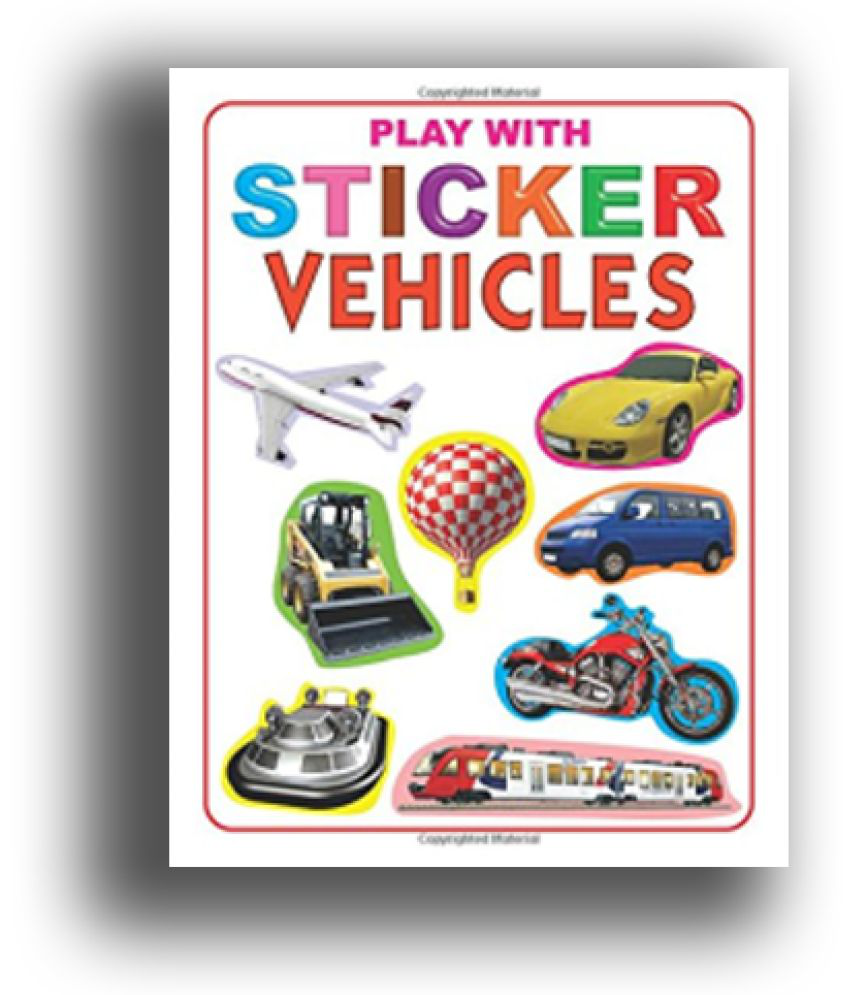     			Play With Sticker - Vehicles - Early Learning Book