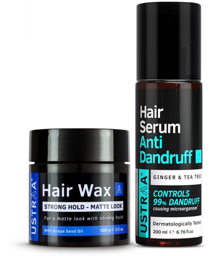     			Ustraa Anti Dandruff Hair Serum 200ml & Hari Wax Matte Look 100g