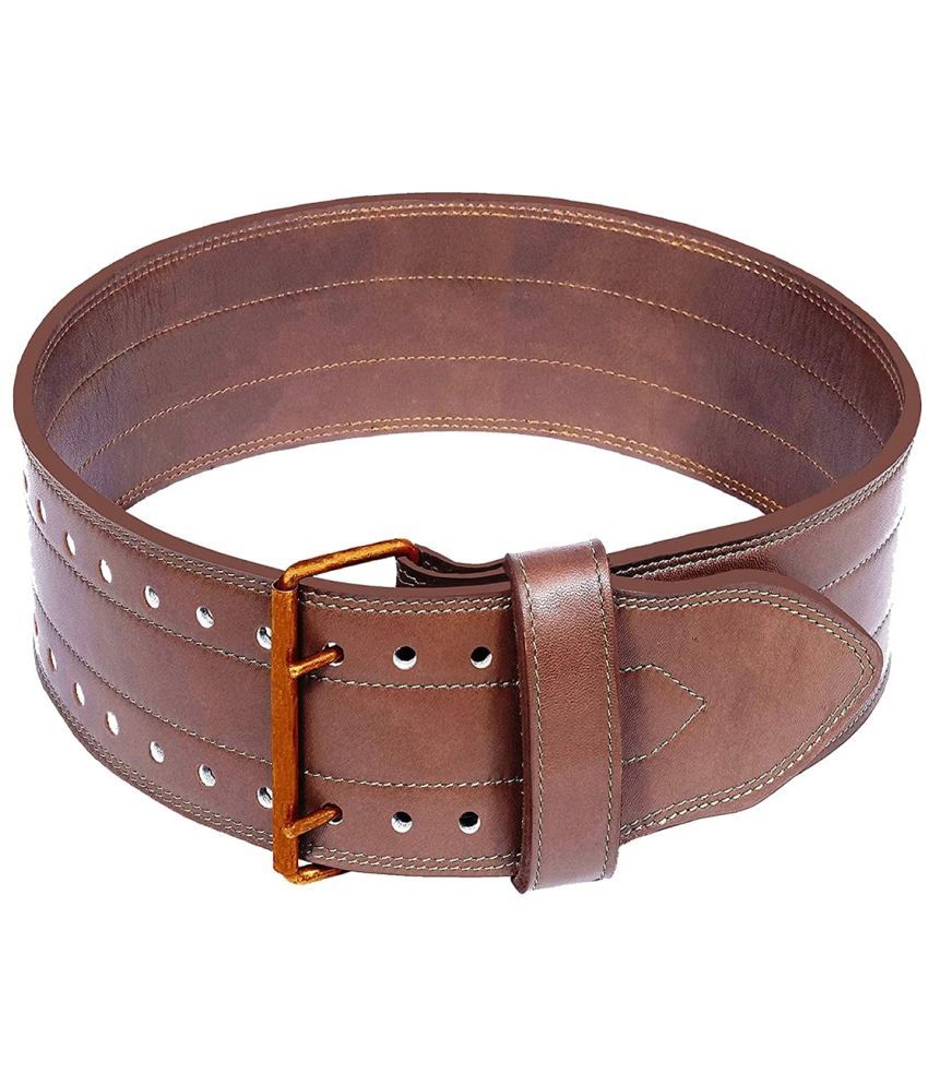 SLS BROWN Leather Gym Belt Buy Online at Best Price on Snapdeal