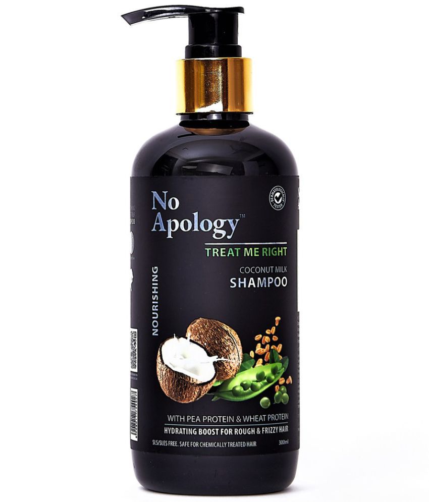 No Apology COCONUT MILK with Pea Protein Wheat Protein Shampoo 300 mL: Buy  No Apology COCONUT MILK with Pea Protein Wheat Protein Shampoo 300 mL at  Best Prices in India - Snapdeal