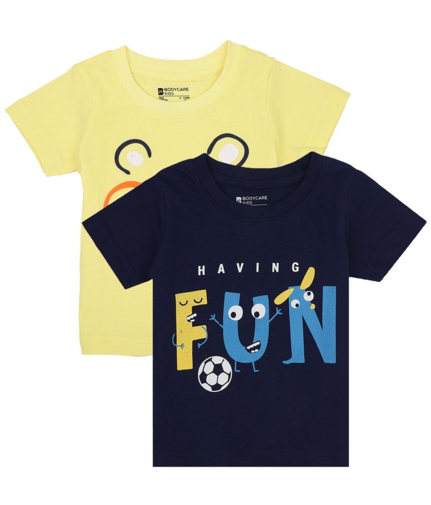     			BOYS TSHIRT   SOLID ASSORTED  Pack Of 2