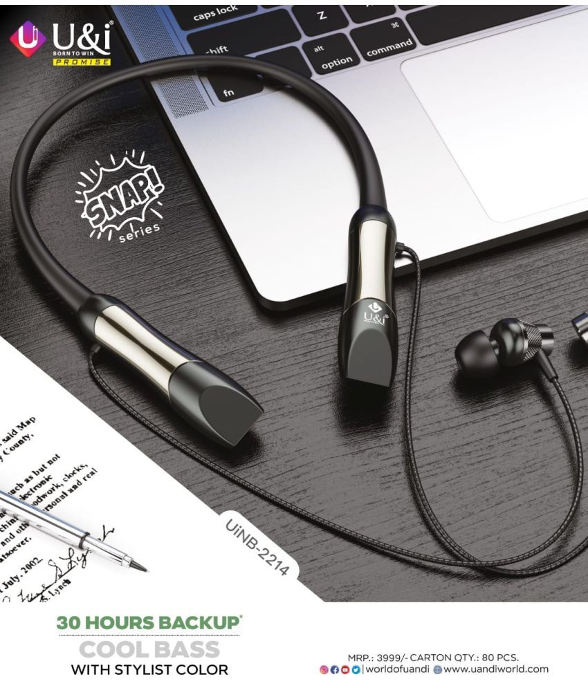 U\u0026I Snap_UiNB-2214 Neckband Wireless 
