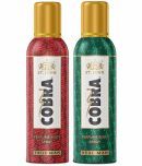 ST.JOHN Cobra No Gas Real Man & True Man Perfume Deodorant Spray for Men 100ml Each 200ml Pack of 2