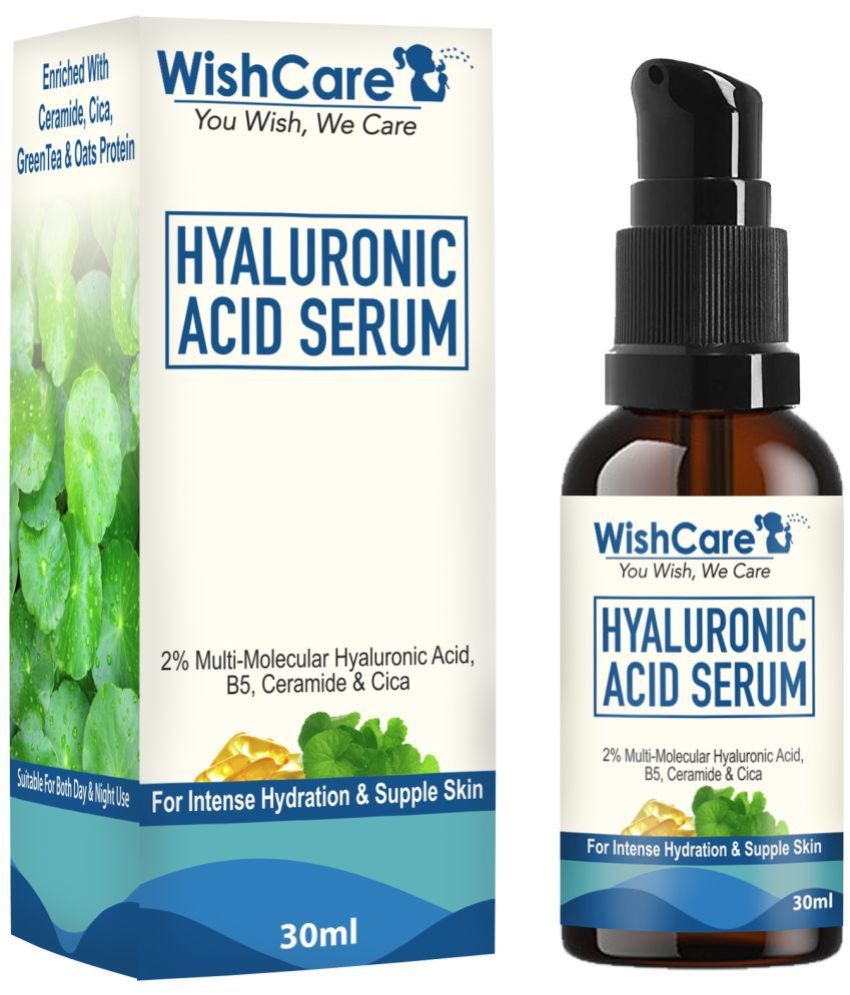     			WishCare 2% Hyaluronic Acid Serum with CICA, Ceramide & B5 - Multi-Molecular Face Serum 30 mL