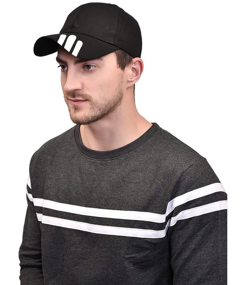 Dryon Black Printed Cotton Caps Buy Online Rs Snapdeal